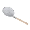 DF99094 Wooden handle wire, stainless steel large strainer, wooden handle reinforced mesh, strainer screen, large mesh screen, hotel kitchenware, DF Trading House Specification image